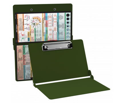 WhiteCoat Clipboard® - Army Green EMT Edition